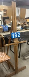 Wood Artist Adjustable Height Painting / Sign Easel