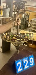 Stained Glass Tiffany Style Chandelier