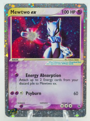 WOW! MEWTWO EX Pokemon Ruby And Sapphire Holographic Pokemon Card!