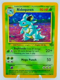 NIDOQUEEN Jungle Set Holographic Pokemon Card!