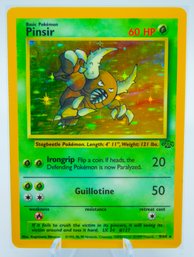 PINSIR Jungle Set Holographic Pokemon Card!