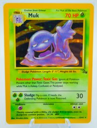 MUK Fossil Set Holographic Pokemon Card! (1)