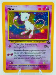 Wonderful MEW HOLOGRAPHIC Black Star Promo Pokemon Card!! (2)