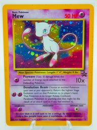 Wonderful MEW HOLOGRAPHIC Black Star Promo Pokemon Card WITH SWIRL!! (1)