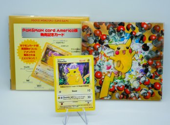 Incredible PIKACHU RECORDS CD With PACK FRESH ULTRA CRISP SHADOWLESS PIKACHU!!!