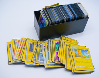 FANTASTIC Card Box Full Of Unsearched Sleeved & Unsleeved Pack Fresh Pokemon Cards!!
