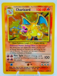 GRAIL!! CHARIZARD Base Set Holographic Pokemon Card!!