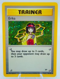 ERIKA Gym Heroes Set Holographic Trainer Pokemon Card!!