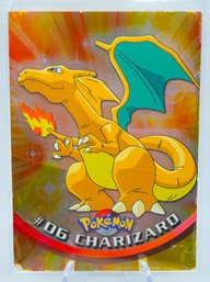 Awesome CHARIZARD Rainbow Foil Topps Pokemon Card!!!