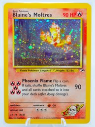 BLAINE'S MOLTRES Gym Heroes Set Holographic Pokemon Card!!!