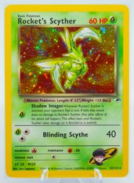 ROCKET'S SCYTHER Gym Heroes Set Holographic Pokemon Card!!
