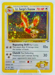 LT SURGE'S FEAROW Gym Heroes Set Holographic Pokemon Card!!!!