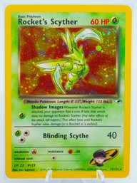 ROCKET'S SCYTHER Gym Heroes Set Holographic Pokemon Card!!!!