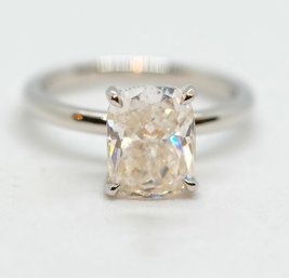 NOW WITH VIDEO!! STUNNING 3.23 CARAT DIAMOND IGI CERTIFIED 10K WHITE GOLD ENGAGEMENT RING!!! (SIZE 6.5)