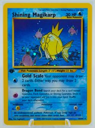 RIDICULOUS 1ST ED SHINING MAGIKARP NEO REVELATION HOLOGRAPHIC POKEMON CARD!!! SUPER CLEAN!!