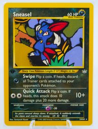 1ST ED SNEASEL NEO REVELATION Non-Holo Rare Pokemon Card!!!