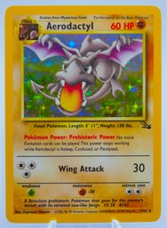 AERODACTYL Fossil Set Holographic Pokemon Card!!