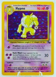 HYPNO Fossil Set Holographic Pokemon Card!!