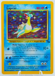 LAPRAS Fossil Set Holographic Pokemon Card!!