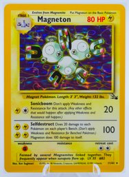 MAGNETON Fossil Set Holographic Pokemon Card!!