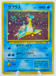 LAPRAS Japanese Fossil Set Holographic Pokemon Card!!!