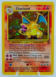 Awesome CHARIZARD BASE SET 2 HOLOGRAPHIC POKEMON CARD!!!