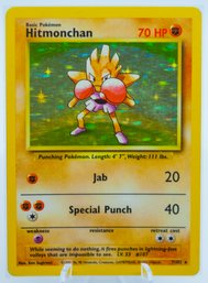 HITMONCHAN Base Set Holographic Pokemon Card!!! (1)