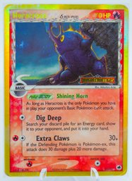 HERACROSS EX DRAGON FRONTIERS Series Holographic Pokemon Card!!!