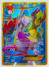 MEWTWO EX Pokemon BREAKthrough Set Shiny Pokemon Card!!!