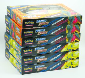 6X UNOPENED CROWN ZENITH BOXES (3x REGIDRAKO V Collection, 3x REGIELEKI V Collection!!)