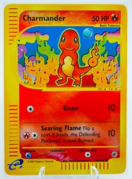 CHARMANDER Reverse Foil Expedition Set E-reader Pokemon Card!!!