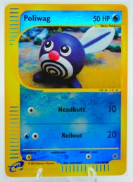 POLIWAG Reverse Foil Expedition Set E-reader Pokemon Card!!!