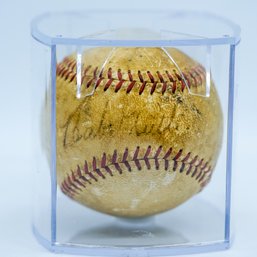 STAR OF THE SHOW: BABE RUTH SIGNED BASEBALL WITH PSA/DNA LETTER OF AUTHENTICITY!!!!!!