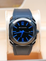 BRAND NEW ULTRA RARE BVLGARI OCTO LTD EDITION OF 250 AUTOMATIC WATCH!!!!