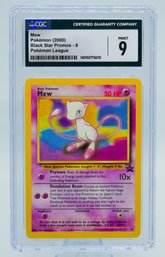 CGC 9 *MINT* MEW BLACK STAR PROMO POKEMON CARD!!