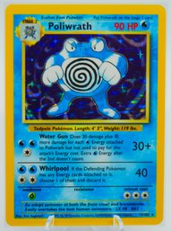 POLYWRATH Base Set Holographic Pokemon Card!! (1)