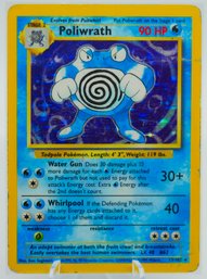 POLYWRATH Base Set Holographic Pokemon Card!! (2)