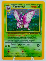 VENOMOTH Jungle Set Holographic Pokemon Card!!