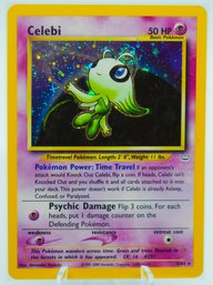 CELEBI Neo Revelation Set Holographic Pokemon Card!!