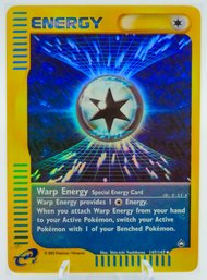 WARP ENERGY Aquapolis Set E-reader Foil Pokemon Card!!!