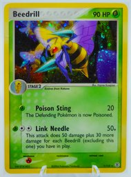 BEEDRILL HeartGold & SoulSilver Holographic Pokemon Card!!