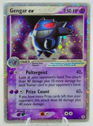 GENGAR EX FireRed & LeafGreen Set Full Holographic Pokemon Card!!