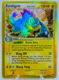 FERALIGATR DELTA SPECIES Dragon Frontiers Set Holofoil Pokemon Card!! (2)