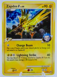 ZAPDOS Pokemon Arceus Set Holographic Pokemon Card!!