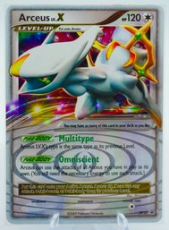 ARCEUS LV. X Black Star Promo Holographic Pokemon Card!!!