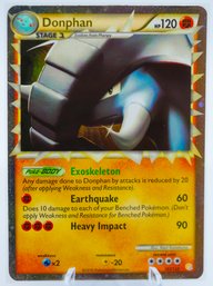 DONPHAN Pokemon HeartGold & SoulSilver Set Holographic Pokemon Card!!!