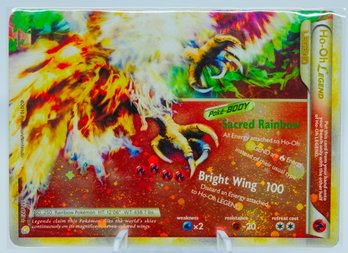 HO-OH LEGEND (bottom) Pokemon HeartGold & SoulSilver FULL HOLOGRAPHIC POKEMON CARD!!