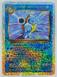 Rare DARK BLASTOISE BOX TOPPER JUMBO LEGENDARY SET REVERSE FOIL POKEMON CARD!!!!!