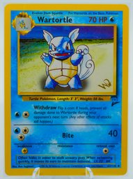 'W' STAMP WARTORTLE PROMO Base Set 2 WoTC Pokemon Card!!! (2)