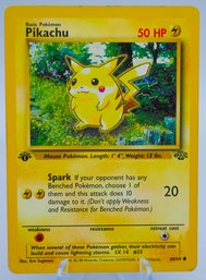 1ST ED PIKACHU Jungle Set Pokemon Card!!